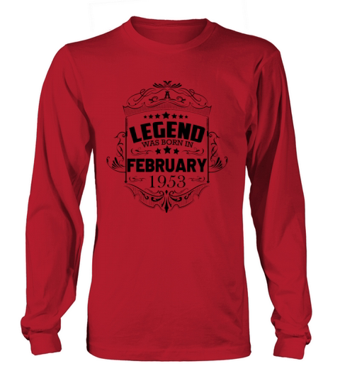 70th Birthday Gifts February 1953 Vintage Long sleeved Unisex