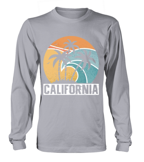 California Summer Sun Palms Beach Water Cali Love Long sleeved Unisex