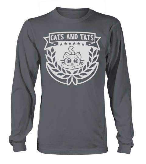 cats and tats quote Long sleeved Unisex
