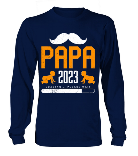 Dad 2023 loading dad-to-be 2023 Long sleeved Unisex