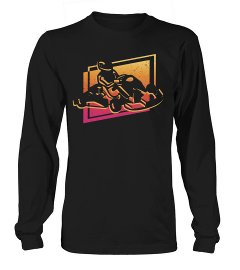 Go-Kart Vintage go karts motorsport Kart Racing Long sleeved Unisex