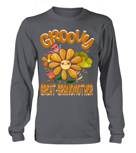 Groovy Great-Grandmother Family Matching Vintage Long sleeved Unisex