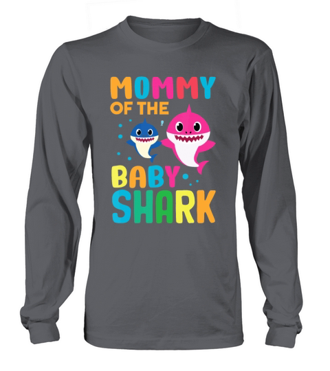 Shark Birthday Quote Funny B-day Mom Long sleeved Unisex