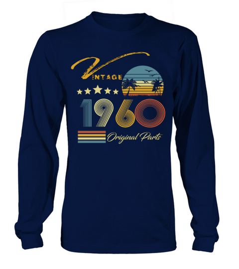 vintage 1960 Long sleeved Unisex