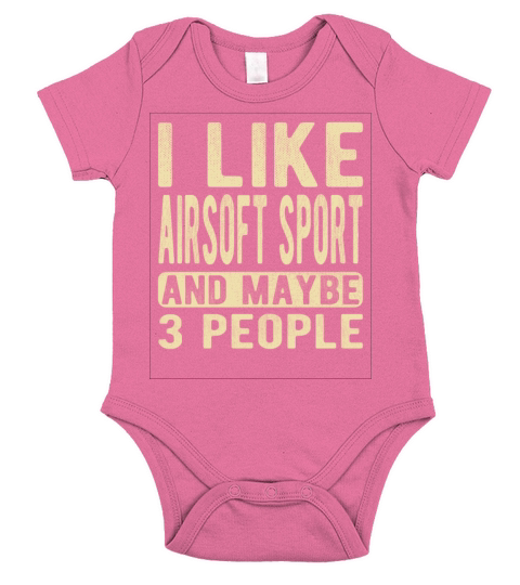 Airsoft Sport Saying Short Sleeve Baby One-Piece
