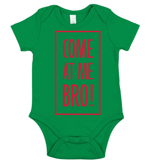 come at me bro Short Sleeve Baby One-Piece