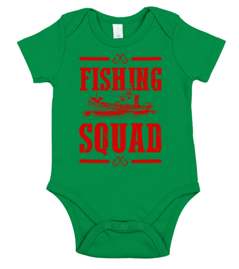 Fishing Squad Short Sleeve Baby One-Piece