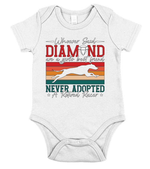 Greyhound Racing Whoever Said That Greyhound Racer Short Sleeve Baby One-Piece