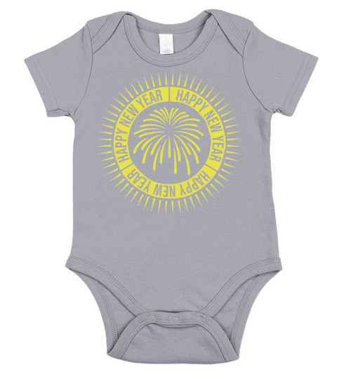 happy new year quote Short Sleeve Baby One-Piece