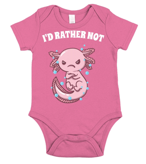 Id Rather Not Funny Introvert Humor Antisocial Sar Short Sleeve Baby One-Piece