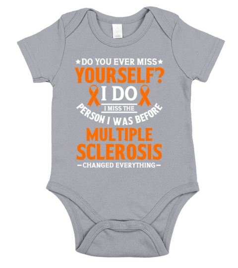 Multiple Sclerosis Awareness Orange Ribbon Do You Short Sleeve Baby One-Piece
