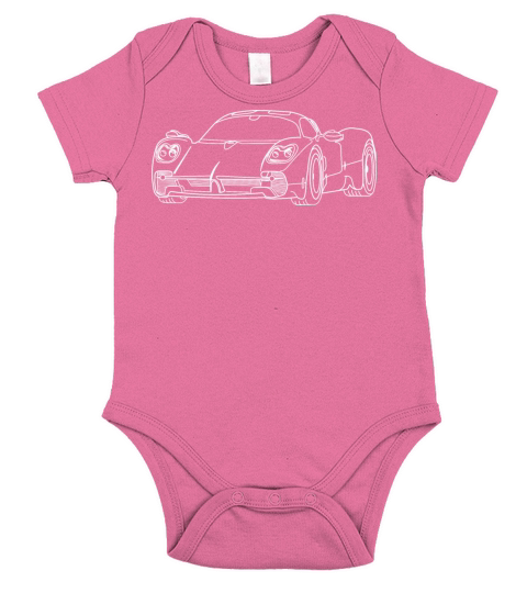Pagani Utopia sportscar Short Sleeve Baby One-Piece