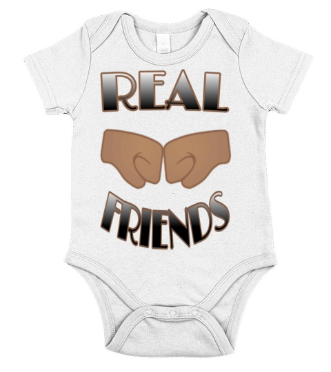 Real friends22 Short Sleeve Baby One-Piece