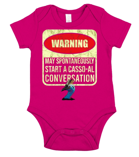 Retro Cassowary Vintage Cassowaries Quote Short Sleeve Baby One-Piece