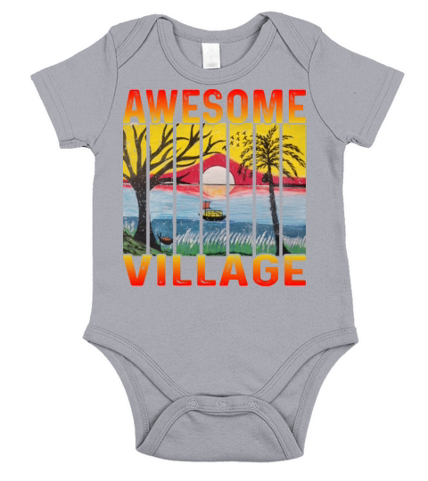 retro vintage t shirt design Short Sleeve Baby One-Piece