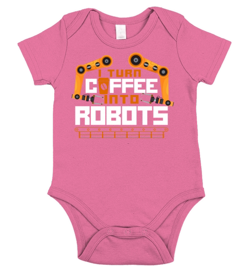 Robot Robotics Engineer Coffee Short Sleeve Baby One-Piece