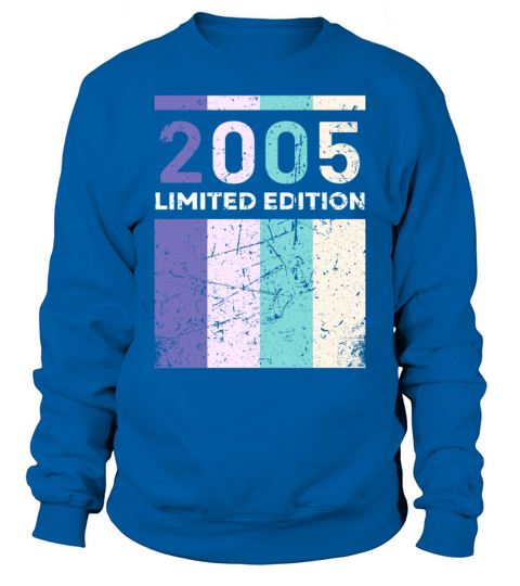 18 Years Vintage 2005 Retro 18th Birthday Sweatshirt Unisex