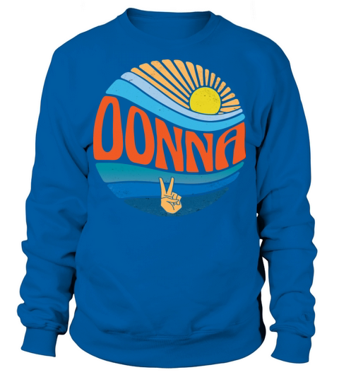Donna Shirt Vintage Sunset Donna Groovy Tie Dye Sweatshirt Unisex