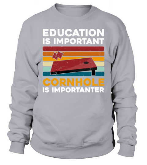 Funny Cornhole Player Design Cool Cornhole Sweatshirt Unisex
