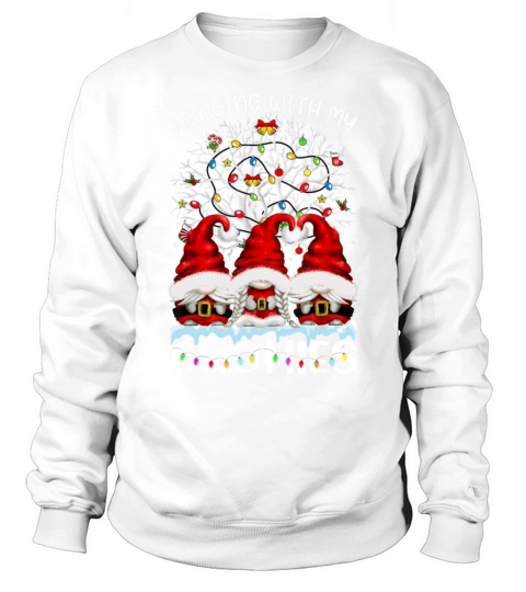 Hanging With My Gnomies Nordic Santa Gnome Christm Sweatshirt Unisex
