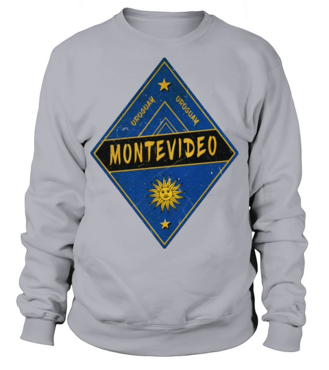 Montevideo Uruguay Vintage Design Sweatshirt Unisex