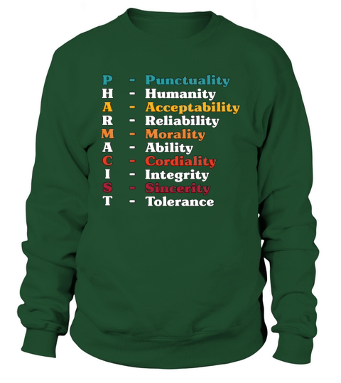Pharmacist Punctuality Prescription Pharmacy Tech Sweatshirt Unisex