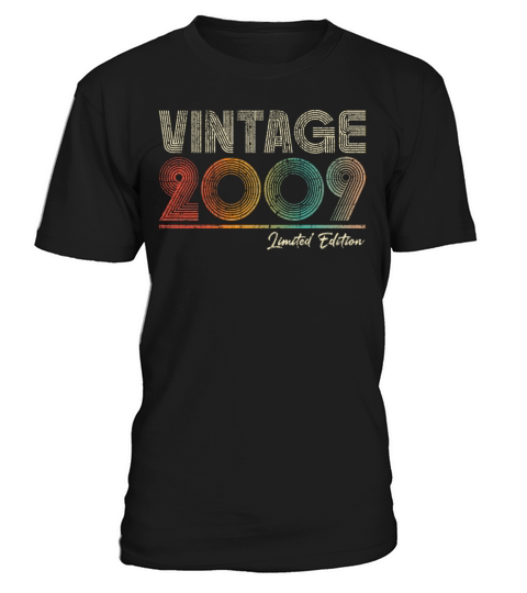 14 Years Old Vintage 2009 14th Birthday Gifts T-Shirt Unisex