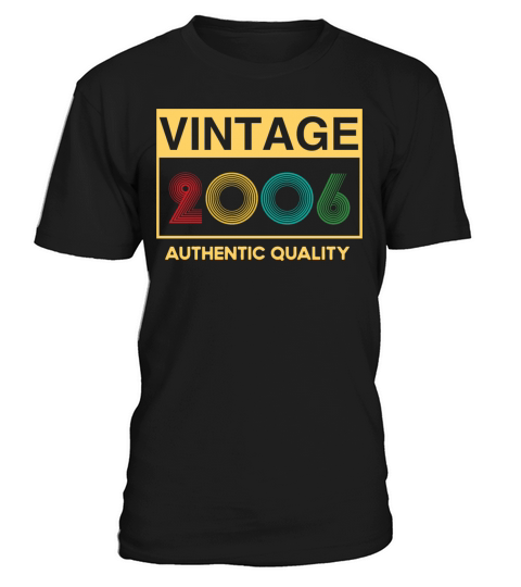 16 Years Old 2006 Vintage 16th Bday Idea Boys Girl T-Shirt Unisex