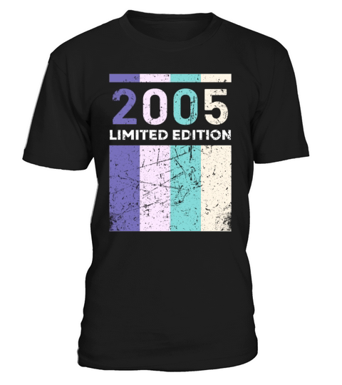 18 Years Vintage 2005 Retro 18th Birthday T-Shirt Unisex