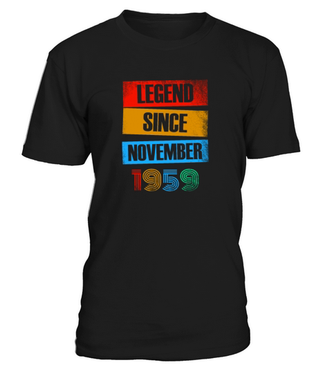 60th Birthday November Vintage Legend 60 T-Shirt Unisex