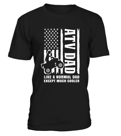 all terrain vehicles Vintage flag theme funny DAD T-Shirt Unisex