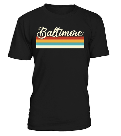 Baltimore - Maryland - Retro - Vintage T-Shirt Unisex