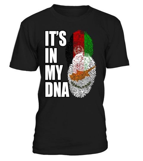 Cypriot And Afghanistan Mix Heritage DNA Flag T-Shirt Unisex