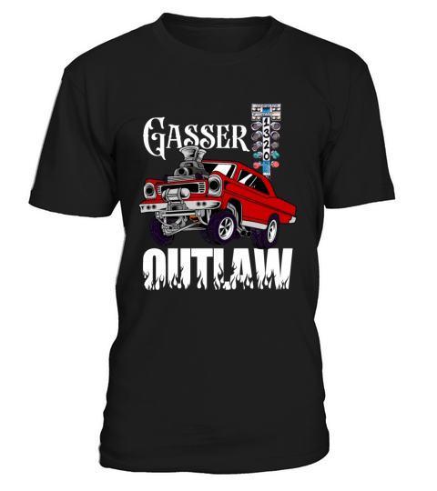 Gasser Outlaw Class Vintage Drag Racing Race Car T-Shirt Unisex