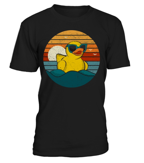 Vintage Retro Sunset Art Of Zoo Cute Yellow Rubber T-Shirt Unisex