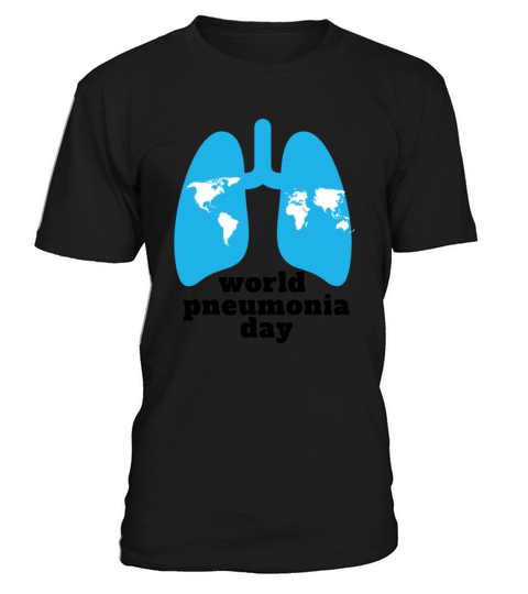 word pneumonia day logo T-Shirt Unisex