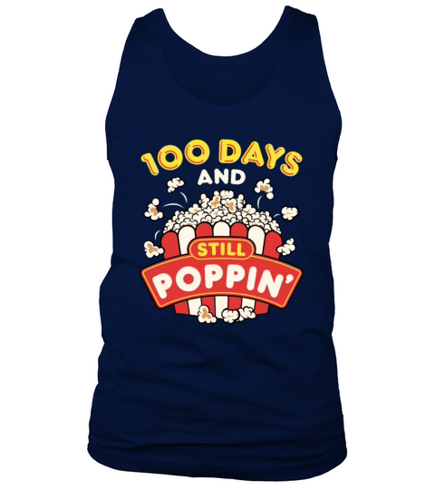100 Days of School Popcorn Tank Top Unisex