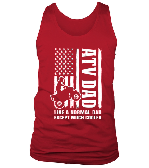 all terrain vehicles Vintage flag theme funny DAD Tank Top Unisex