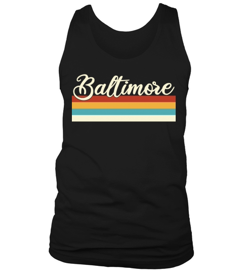 Baltimore - Maryland - Retro - Vintage Tank Top Unisex