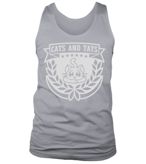 cats and tats quote Tank Top Unisex