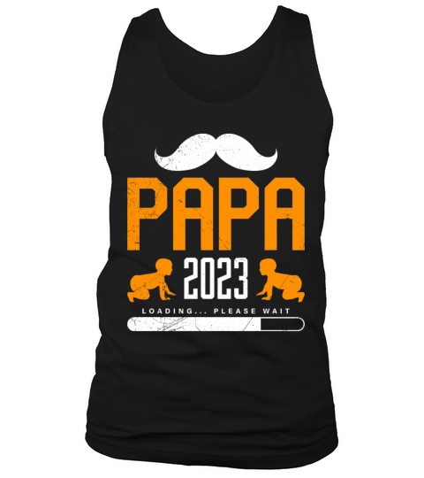 Dad 2023 loading dad-to-be 2023 Tank Top Unisex