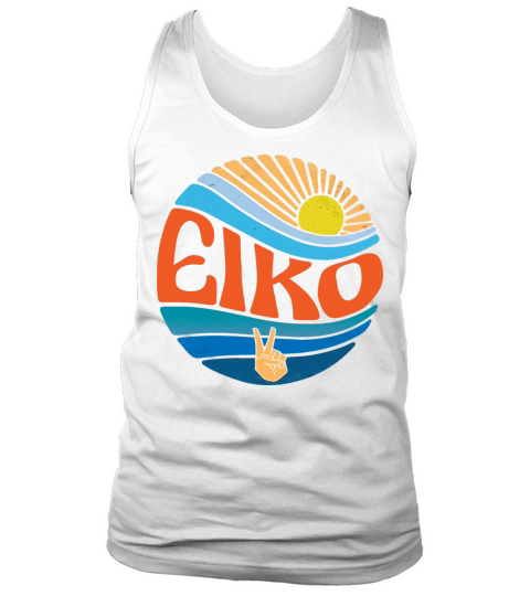 Eiko Shirt Vintage Sunset Eiko Groovy Tie Dye Tank Top Unisex