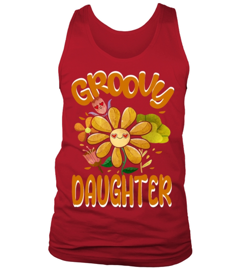 Groovy Daughter Family Matching Vintage Family Tank Top Unisex