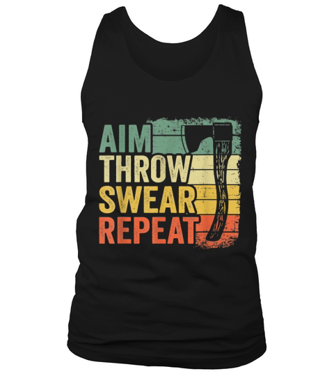 Hatchet Vintage Funny Axe Throwing Tank Top Unisex