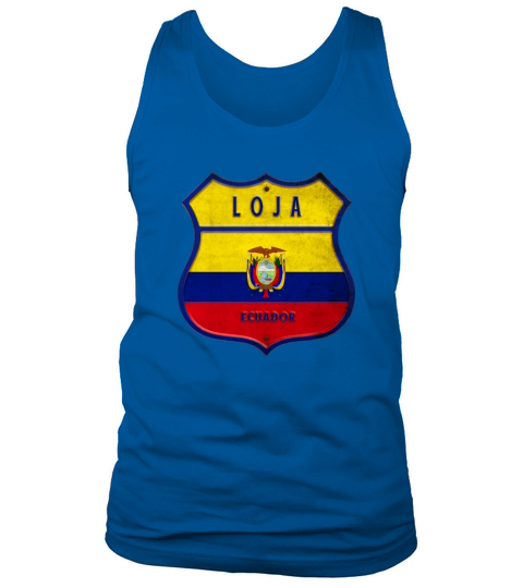 Loja Ecuador coat of arms flag design Tank Top Unisex