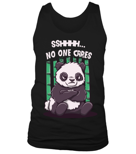 No One Cares Sarcastic Quote Sarcasm Funny Introve Tank Top Unisex