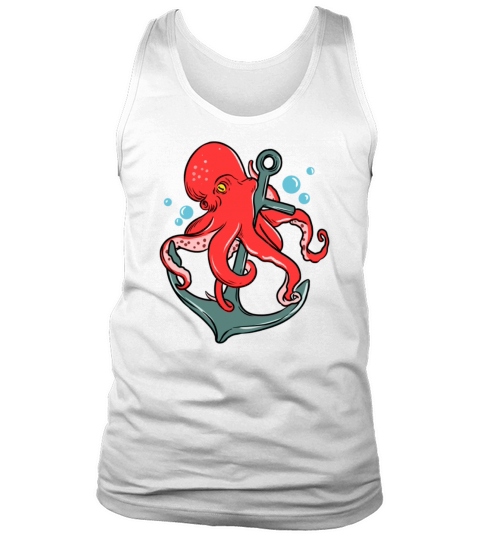 Octopus Anchor for Octopus Lover Tank Top Unisex