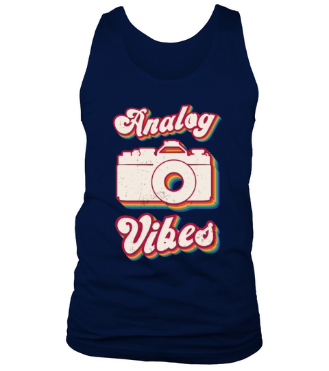 Retro Photographer Vintage Analog Vibes Tank Top Unisex