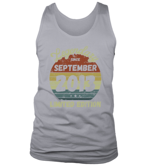 September 2013 - Vintage Birthday Present Tank Top Unisex