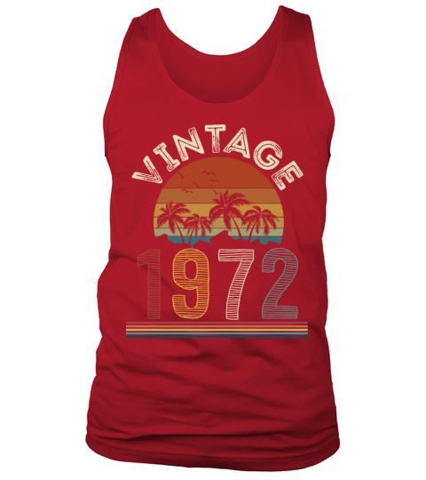 Vintage 1972 Tank Top Unisex